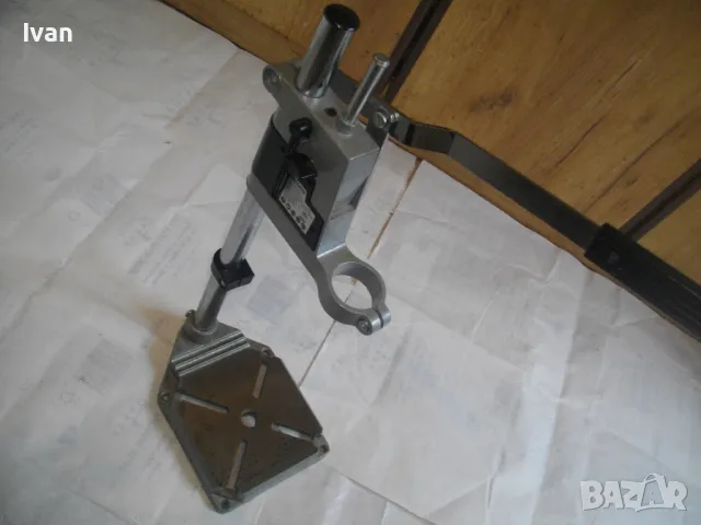 НОВА НЕМСКА ОРИГИНАЛНА 2001г. СТОЙКА ЗА БОРМАШИНА PARKSIDE 3,0 кг/работен ход 60мм, снимка 15 - Бормашини - 48253305