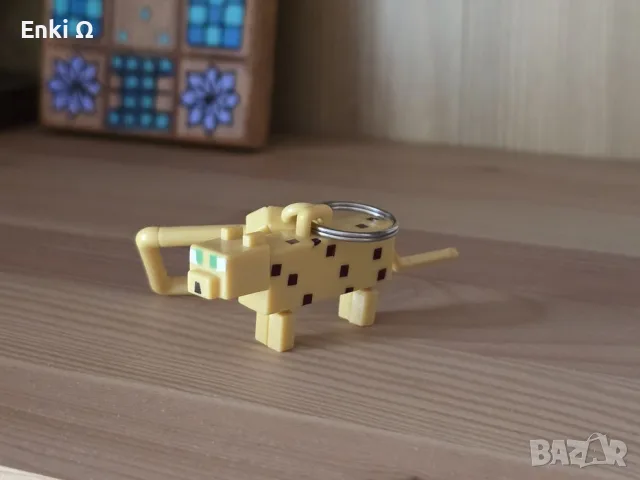 Minecraft Ocelot фигурка ключодържател, снимка 2 - Колекции - 56541412