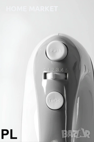 Миксер с купа Dictrolux 500W + 3 Дълбоки Емайлирани Тави Voltz (26, 28 и 30 см)  , снимка 7 - Миксери - 53286815