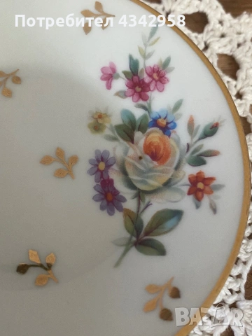 Луксозен винтидж комплект Limoges .  1950-те, снимка 4 - Антикварни и старинни предмети - 53960951