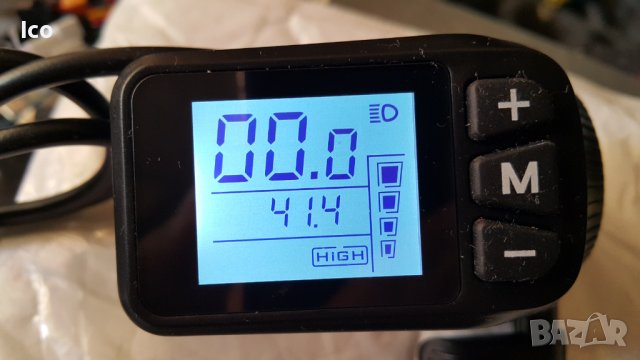 Кит контролер с дисплей 24v 36v 48v с фар за ел. Велосипед тротинетка, снимка 4 - Велосипеди - 38101507