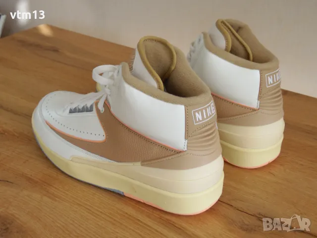 Нови! Nike Air Jordan 2 Retro Desert Sunset - 43 номер Оригинални!, снимка 3 - Маратонки - 50178378