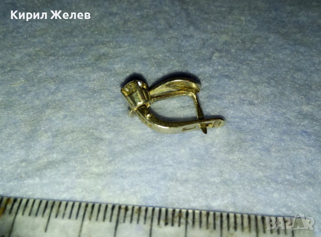 НЕЖНА ФЛОРАЛНА АНГЛИЙСКА ОРНАМЕНТИРАНА СРЕБЪРНА ОБЕЦА СРЕБРО 925 с ИСКРЯЩ ЦИРКОНИЙ 39943, снимка 7 - Обеци - 42404969