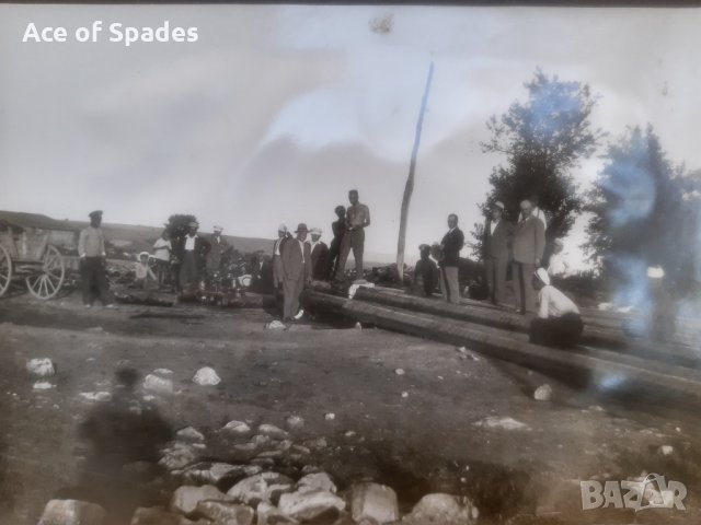 Стара Снимка на Картон 34/30 см. (3)