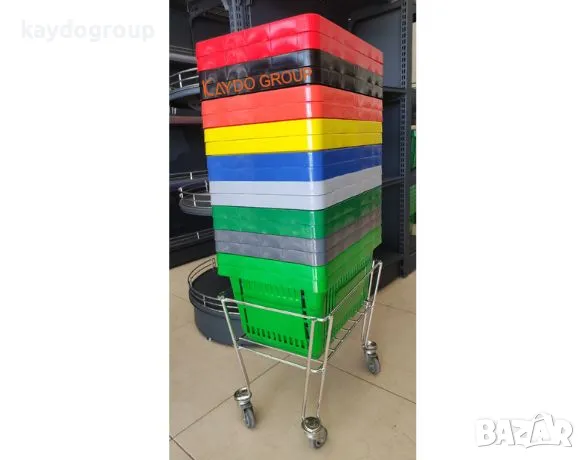 Промоция! Кошница за пазаруване - оранжева 22л, търговско оборудване!, снимка 5 - Оборудване за магазин - 35966331