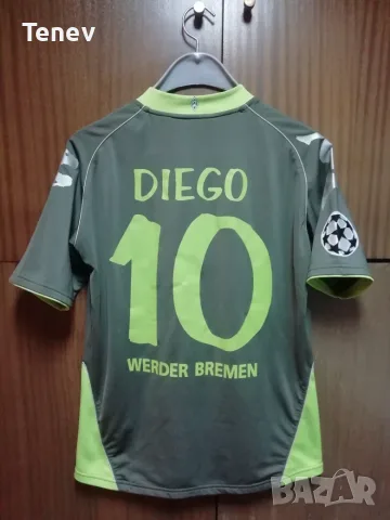 Werder Bremen Diego Match Worn Champions League 2007-2008 Kappa мачова тениска фланелка екип Вердер 
