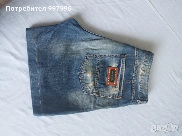 къси дънки- DSQUARED- унисекс XL размер, снимка 9 - Къси панталони и бермуди - 50990457