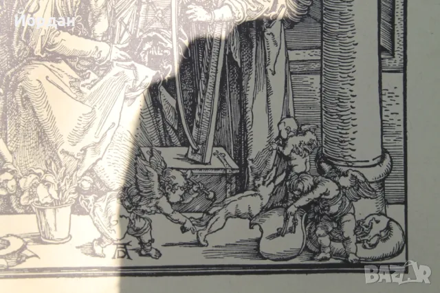 Литография ''Албрехт Дюрер'', снимка 4 - Колекции - 48572604