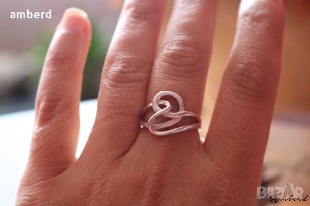 Страхотен сребърен пръстен модел R087, снимка 5 - Пръстени - 27462244