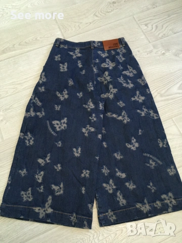 Love Mochino Jeans пеперуди и лого за дами IT40, снимка 10 - Дънки - 54352324