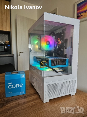 PC intel i3 10105 4x4.40 Ghz | RX 580 8GB | 16GB RAM | 1TB SSD + 500GB HDD | Windows 11 | USB Type C, снимка 1