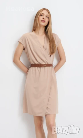 MOHITO Стилна ежедневна лятна рокля с колан , снимка 2 - Рокли - 50594375