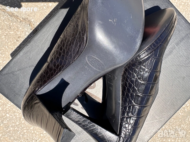 Боти от естествена кожа FURLA размер 40, снимка 5 - Дамски боти - 52102607