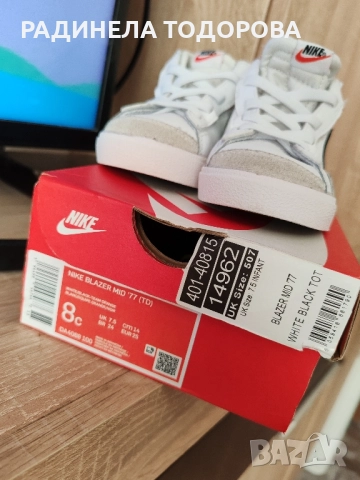 детски обувки кецове найк/nike, снимка 5 - Детски маратонки - 51733867