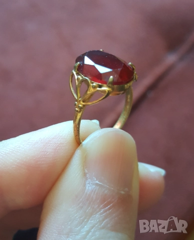 Пръстен с камък, снимка 3 - Пръстени - 51743132