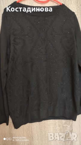 Черна блуза с мъниста LC WAIKIKI, снимка 2 - Блузи с дълъг ръкав и пуловери - 31028246