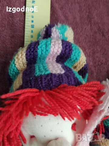 Стар ръчно изработен палячо, клоун, снимка 4 - Колекции - 47896570