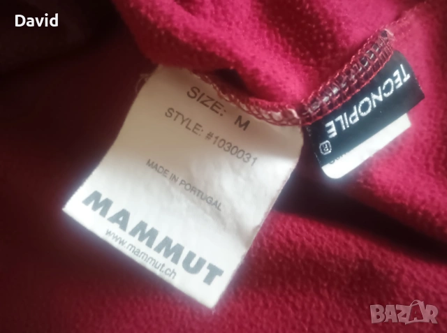 Оригинално мъжка поларена блуза Mammut Half Zip, снимка 5 - Блузи - 53307085