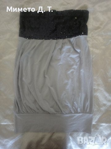 Бюстие с пайети /XL - XXL/