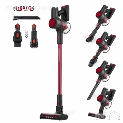 3-в-1 безжична прахосмукачка Taurus Crossback Dazzle – 500 мл контейнер