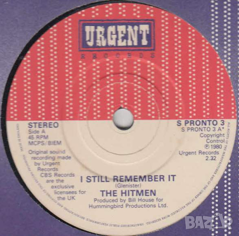 Грамофонни плочи The Hitmen – I Still Remember It 7" сингъл