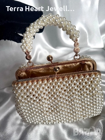 Дамска чанта перлена , снимка 6 - Чанти - 51881965