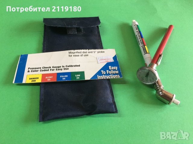 манометър за налягането-тест термометър, снимка 2 - Аксесоари и консумативи - 29660354