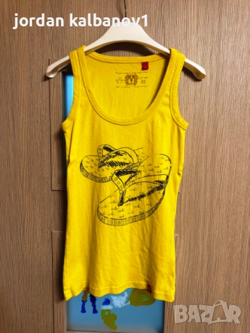 Подарявам - дамски жълт потник edc номер Xs