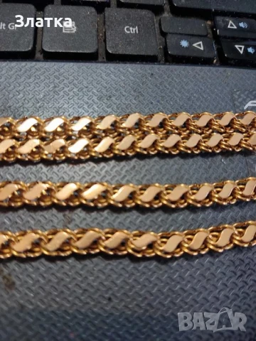 Златен ланец 18 карата Златен синджир 18 карата Злато Златни бижута