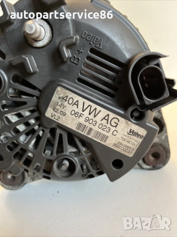 Алтернатор 140Ah за Skoda Octavia 2.0 TDI (2009) 06F903023C , снимка 2 - Части - 54267436
