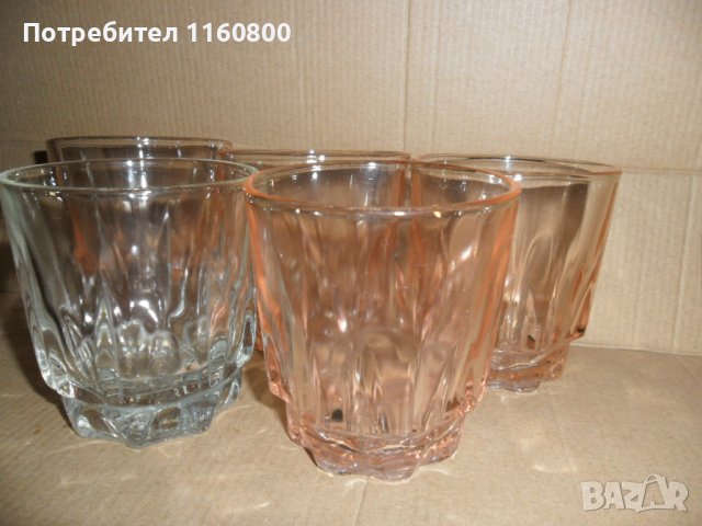 Чаши дебело стъкло, снимка 1 - Чаши - 38437207