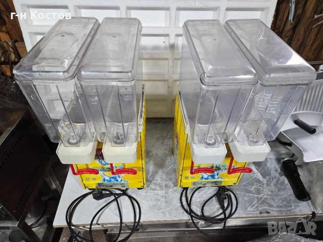 Сок и Айрян машина Италиянска 2х8 литра, снимка 2 - Обзавеждане на кухня - 52322964