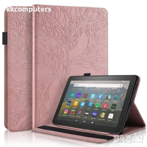 Amazon Kindle Fire HD 10 2023 Кожен Калъф и Протектор, снимка 2 - Калъфи, кейсове - 51146858