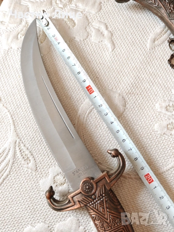 Султански Мюсюлмански Нож Кама Ятаган Острие, снимка 4 - Антикварни и старинни предмети - 53960902