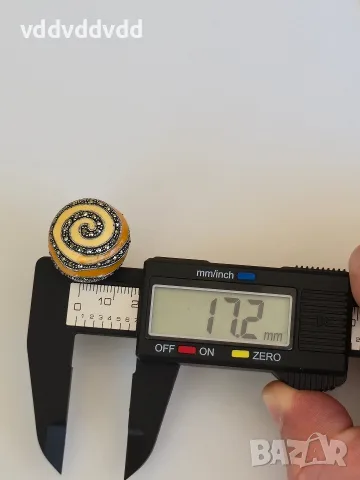 Сребърен пръстен с Маркезити проба 925, снимка 7 - Пръстени - 55777785