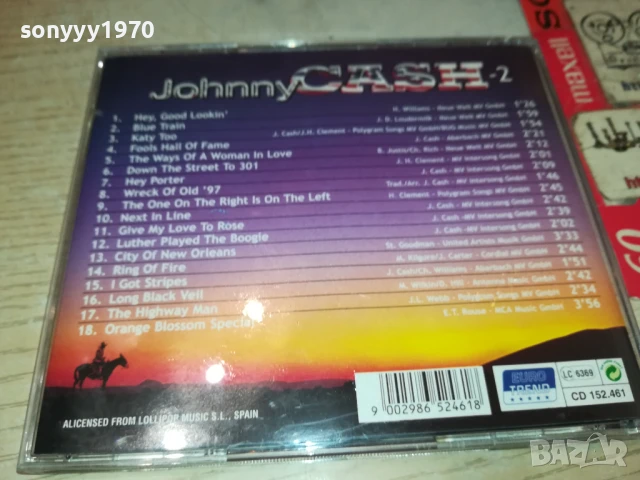 JOHNNY CASH CD 1108250824, снимка 3 - CD дискове - 51323264
