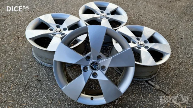 Шкода 17 5х112 лети джанти Skoda Octavia Superb Yeti Karoq. 5x112, снимка 1