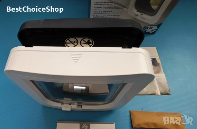 Умна автоматична вратичка за котки с четец за чипове SureFlap, снимка 7 - За котки - 54359312