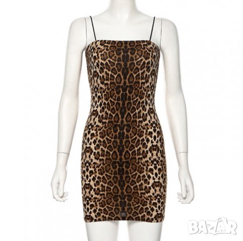 Рокля леопард, снимка 3 - Рокли - 26831403