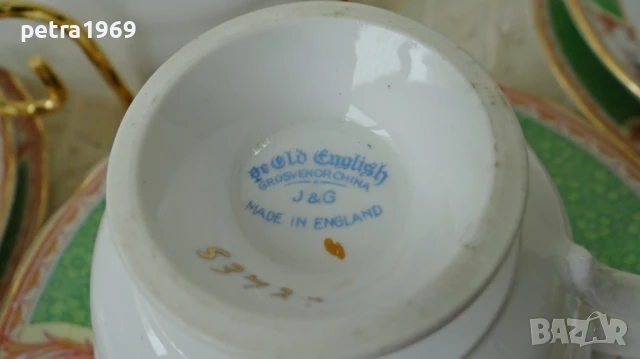 Английски порцеланови тройни сетове на Jackson & Gosling от периода 1919-1930г., снимка 8 - Антикварни и старинни предмети - 49422461
