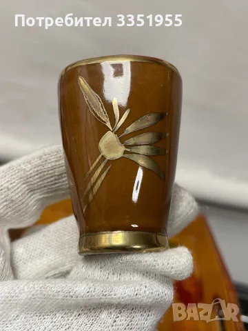 Сервиз за ракия Керамика, снимка 4 - Декорация за дома - 50356355