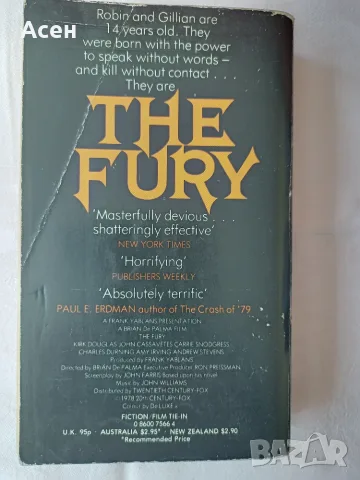 THE FURY John Farris, снимка 2 - Художествена литература - 56314231