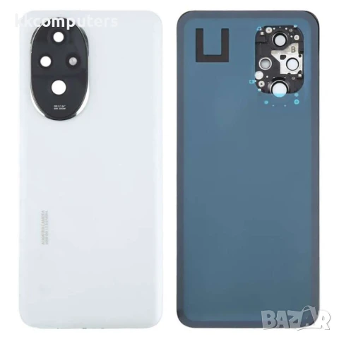 Оригинален заден капак със стъкло за камерата за Honor 200 5G – Черен / Бял / Син