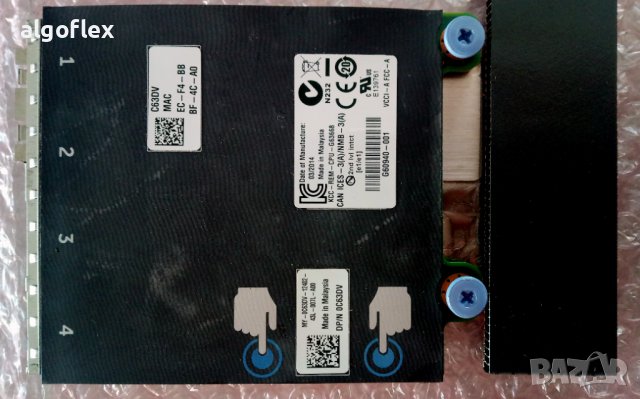 Мрежов модул Dell rNDC Intel X520/I350 10GbE/1GbE 4 порта LAN C63DV, снимка 3 - Мрежови адаптери - 44261479