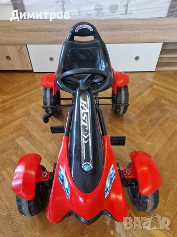 Продавам детска спортна кола с педали и детски велосипед, снимка 2 - Детски велосипеди, триколки и коли - 55733149