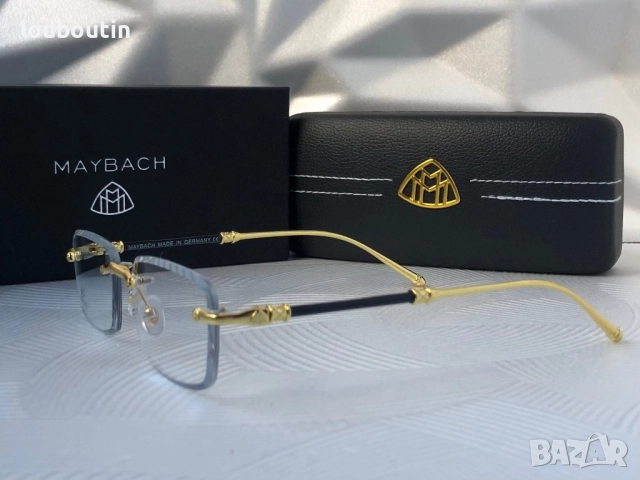 Мъжки слънчеви очила правоъгълни 3 цвята Maybach, снимка 10 - Слънчеви и диоптрични очила - 51706540