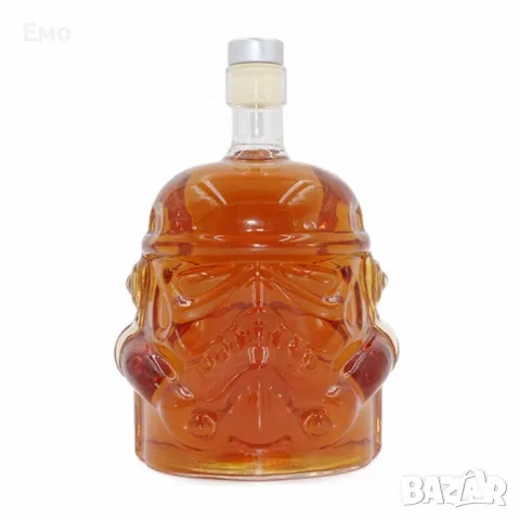 Стъклена бутилка шише Star Wars Stormtrooper - Стар уорс Артикул, снимка 4 - Други стоки за дома - 47938749