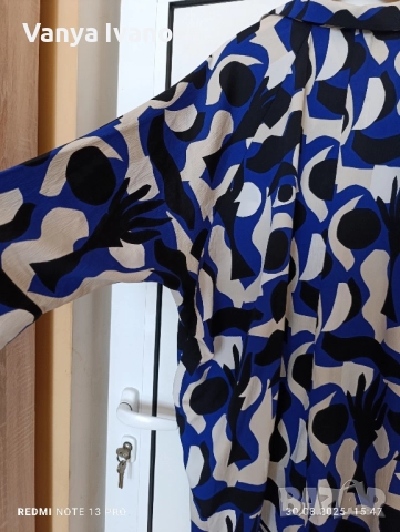 Monki риза/ рокля с интересен принт ХЛ, снимка 5 - Рокли - 51778295