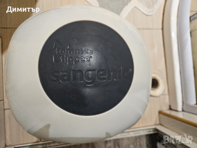 Кош за памперси Tommee Tippee Sangenic + найлон, снимка 3 - Пелени, памперси - 52676628