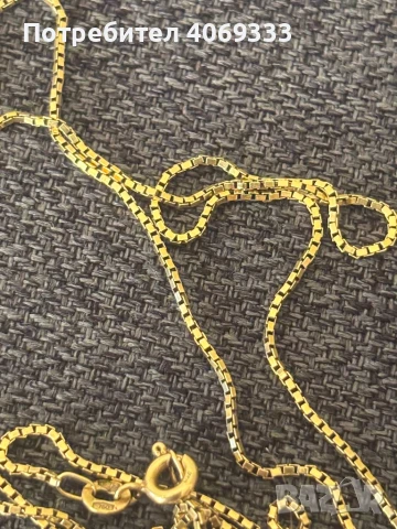 Златен синджир 5.89гр 18к (750) 70см, снимка 1